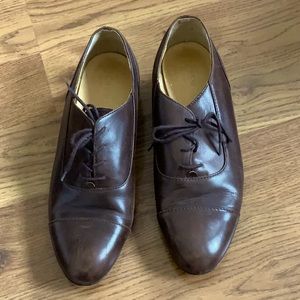 J crew women’s leather loafers